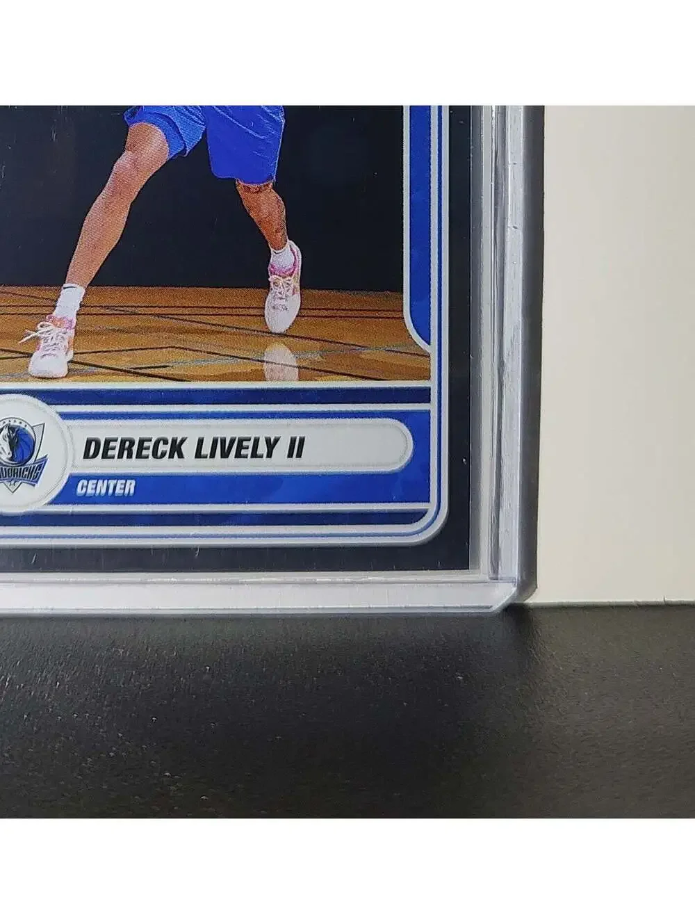 Dereck Lively II Rookie 2023-24 Panini NBA Sticker Foil Card 81 Dallas Mavericks